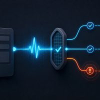 WordPress contact form monitored through an end-to-end verification gate, with email and webhook paths healthy and a CRM path failure detected.